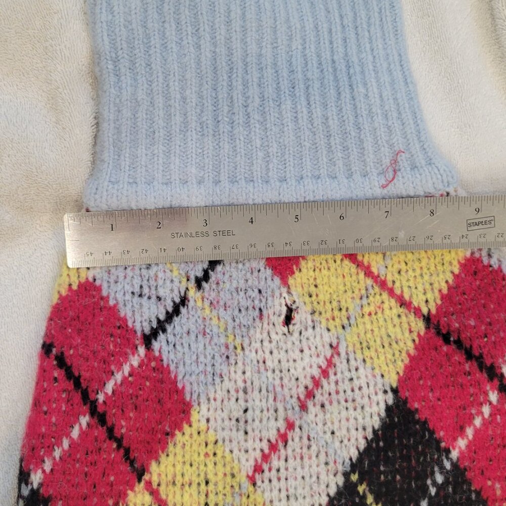 (NWT) Little Beast x Lisa Says Gah - Dog Sweater - Cirque Argyle (L) - Picture 7 of 9